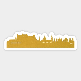 Golden Salzburg Sticker